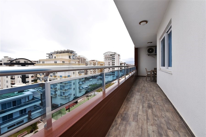 Furnished two-bedroom apartment in the center of Mahmutlar
