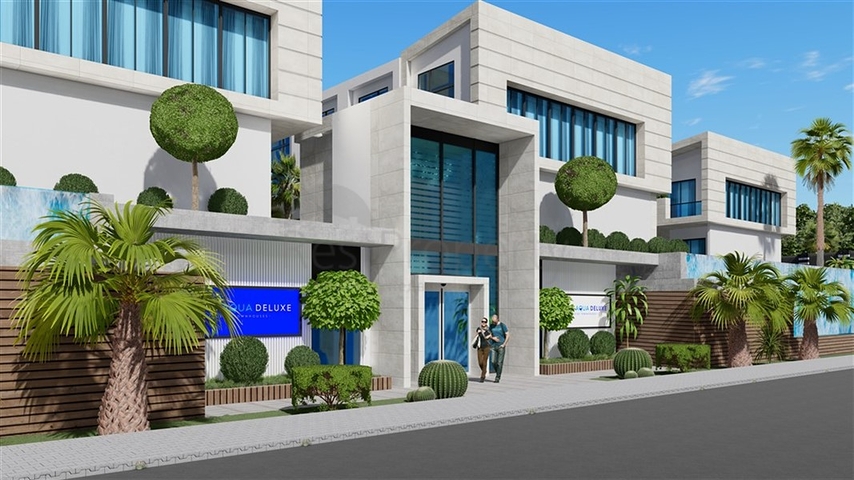 New project of townhouses in Konakli district