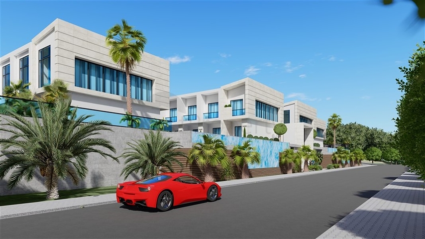 New project of townhouses in Konakli district