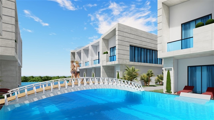 New project of townhouses in Konakli district