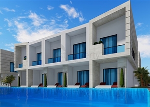 New project of townhouses in Konakli district