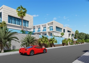 New project of townhouses in Konakli district