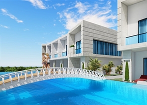 New project of townhouses in Konakli district