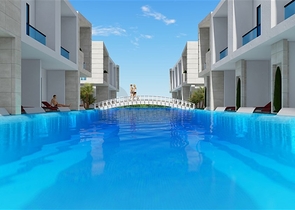 New project of townhouses in Konakli district