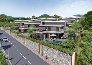 Villa complex in Avsallar area