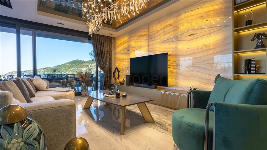 Luxury villas with panoramic views of the Mediterranean Sea