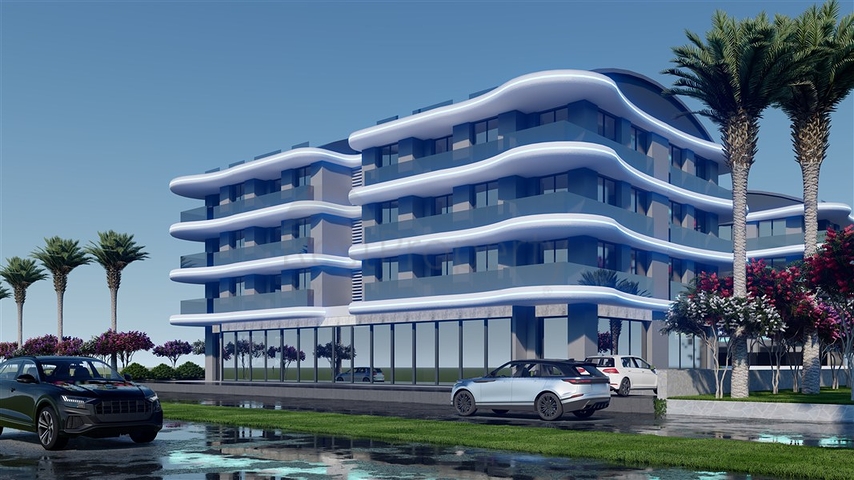A project for living and investment 200 m from the sea in a resort area 