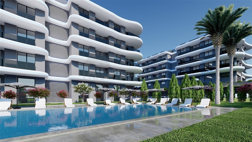 A project for living and investment 200 m from the sea in a resort area 
