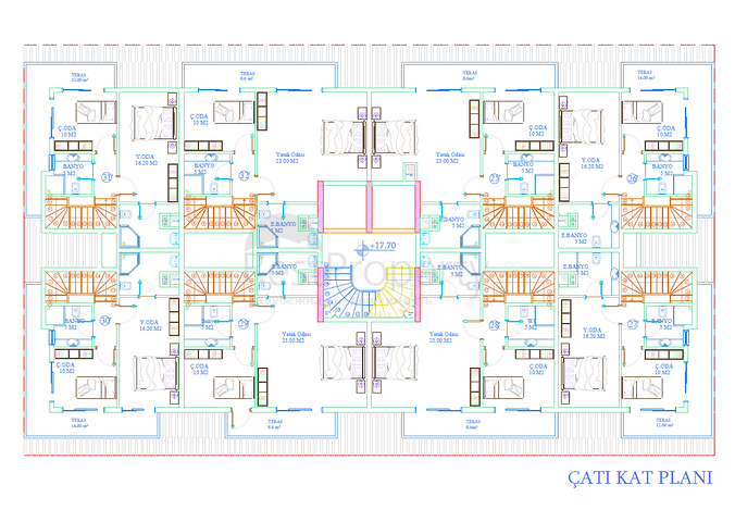 A project for living and investment 200 m from the sea in a resort area 