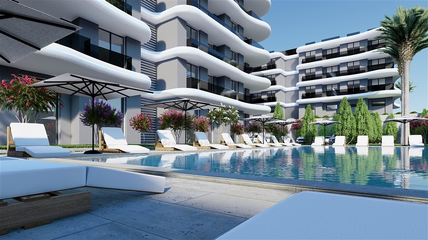 A project for living and investment 200 m from the sea in a resort area 