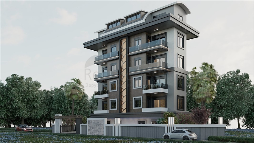 A complex under construction in the Oba area