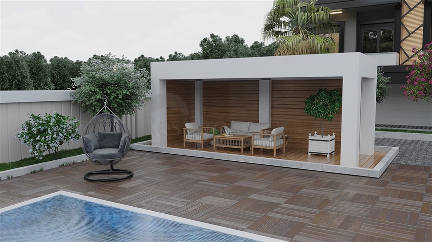 New residential complex 400 m from the sea in Kestel district 