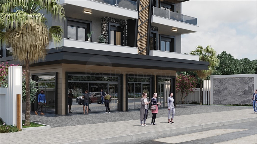 New residential complex 400 m from the sea in Kestel district 