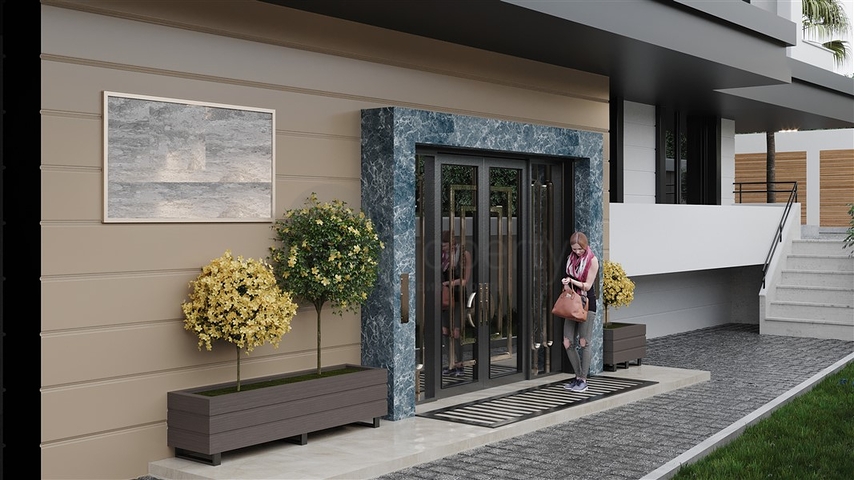 New residential complex 400 m from the sea in Kestel district 