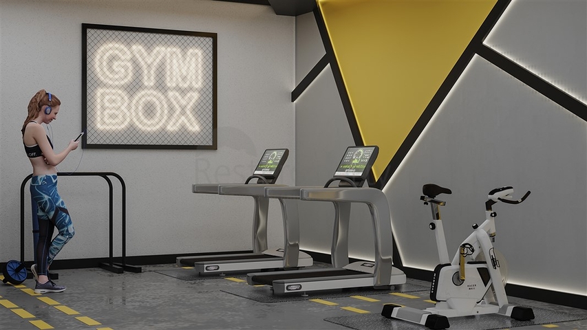 New residential complex 400 m from the sea in Kestel district 