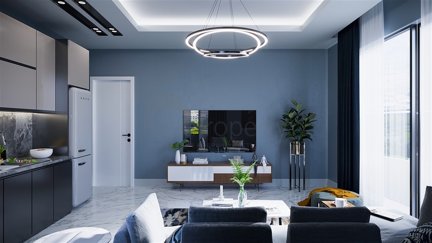 New residential complex 400 m from the sea in Kestel district 