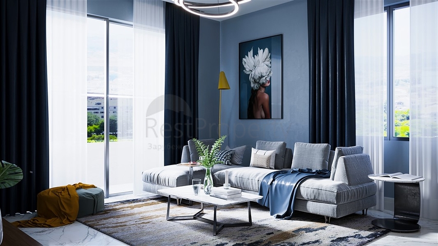 New residential complex 400 m from the sea in Kestel district 