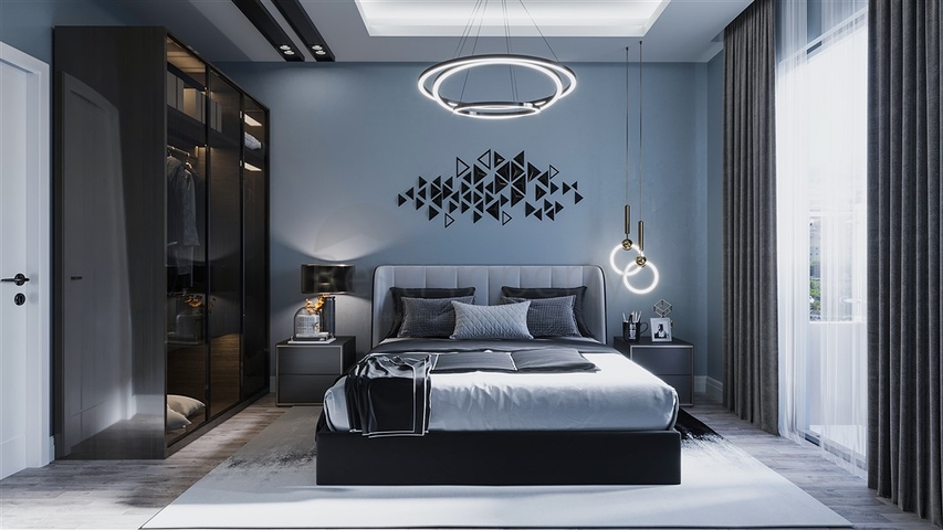 New residential complex 400 m from the sea in Kestel district 