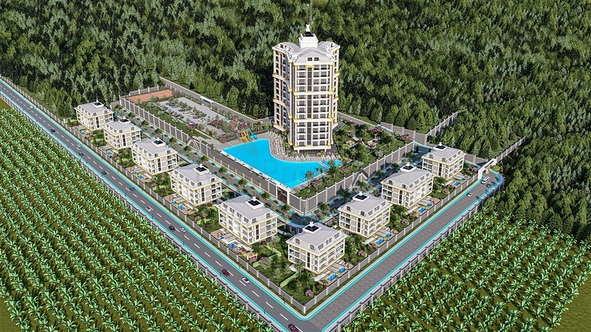 A new large-scale project in the Mahmutlar region 