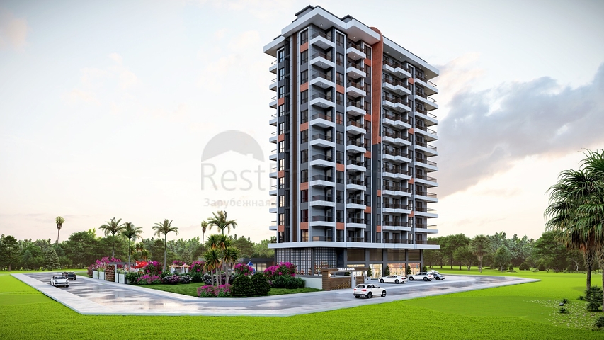 New complex in Mahmutlar, 400m from the sea