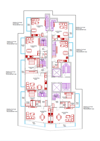 New complex in Mahmutlar, 400m from the sea