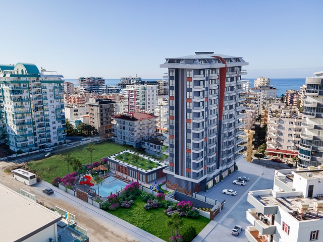 New complex in Mahmutlar, 400m from the sea