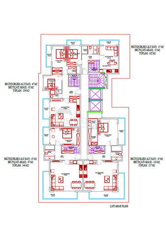 A new project in the Mahmutlar area, 600 m from the sea 