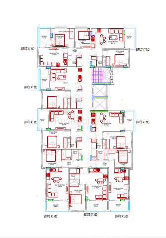 A new project in the Mahmutlar area, 600 m from the sea 