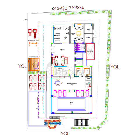 A new project in the Mahmutlar area, 600 m from the sea 