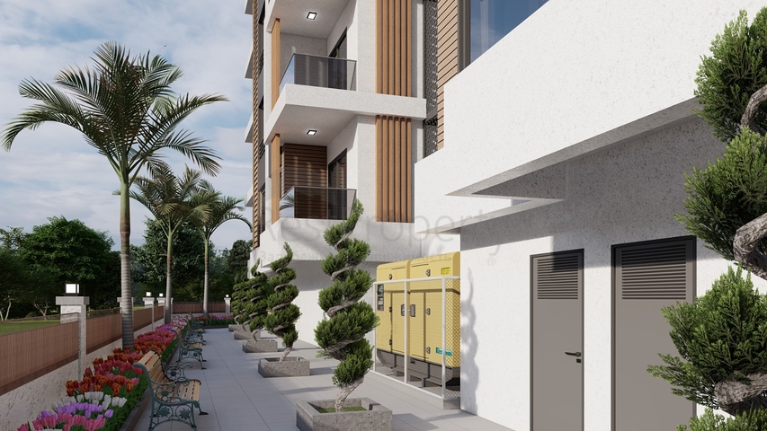A new project in the Mahmutlar area, 600 m from the sea 