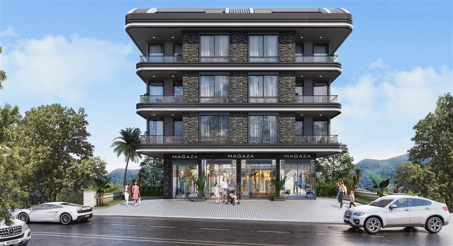 A complex under construction in the Oba area