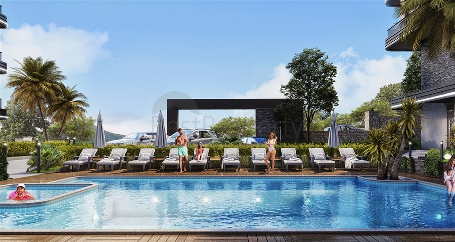 A complex under construction in the Oba area