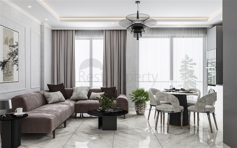 A complex under construction in the Oba area