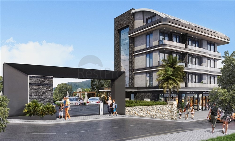 A complex under construction in the Oba area