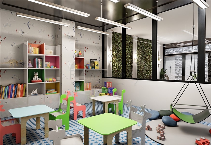 A new project under construction in the Mahmutlar area