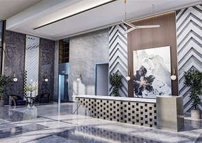 A new project under construction in the Mahmutlar area