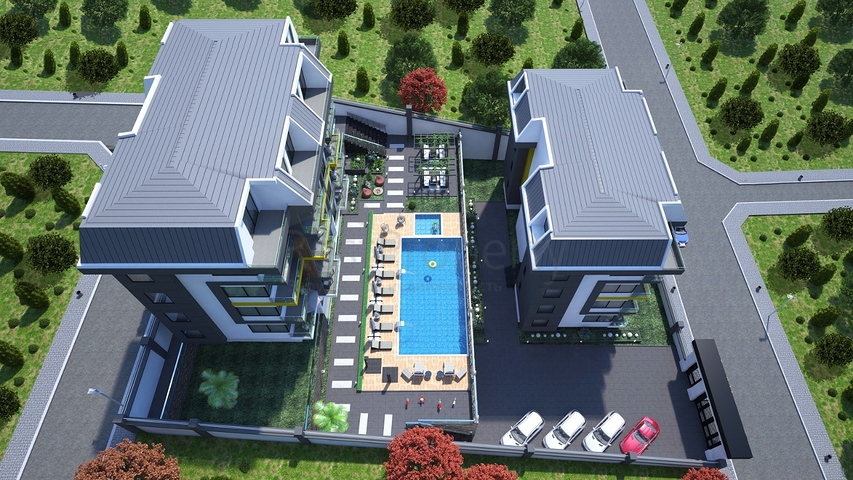 Apartment in a new investment project in Kestel district