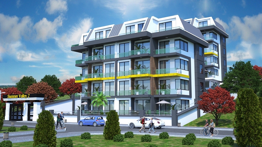 Apartment in a new investment project in Kestel district