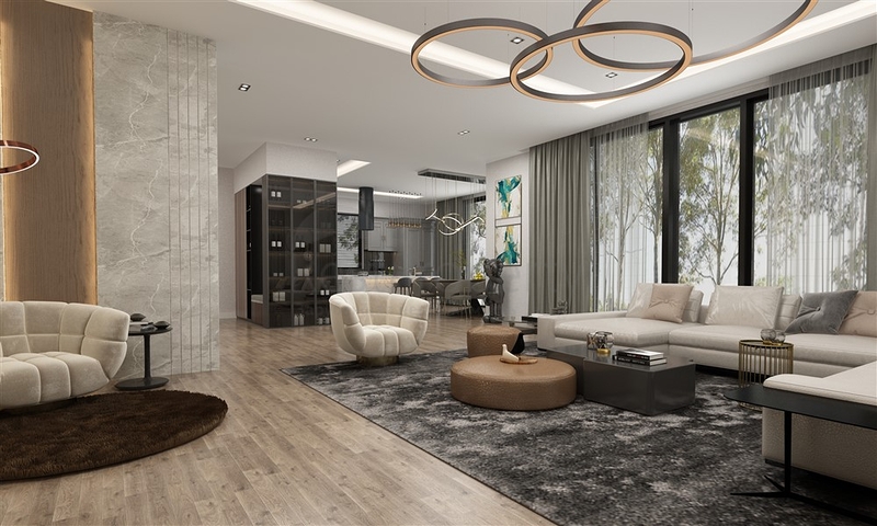 5+1 luxury villa project in the center of Alanya with stunning panoramic views