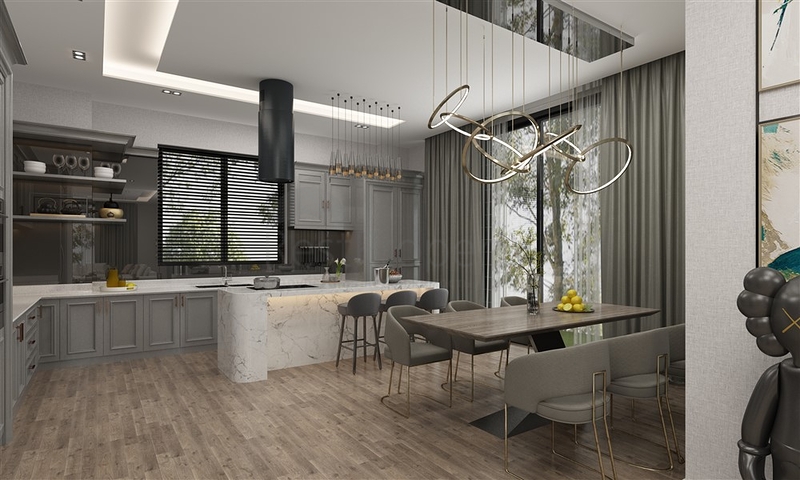 5+1 luxury villa project in the center of Alanya with stunning panoramic views