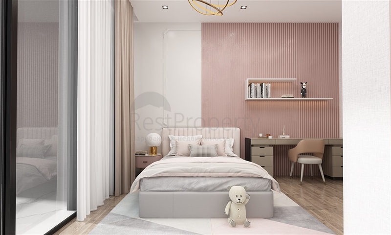 5+1 luxury villa project in the center of Alanya with stunning panoramic views