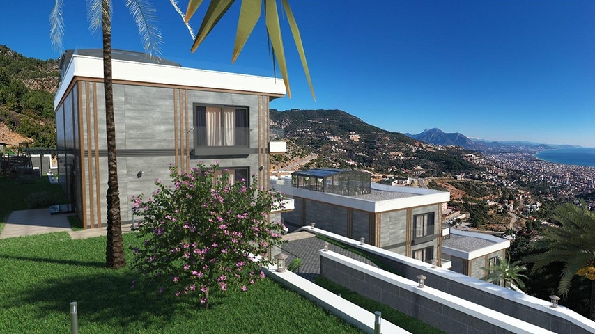 A unique villa with panoramic views of Alanya