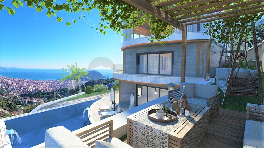 A unique villa with panoramic views of Alanya