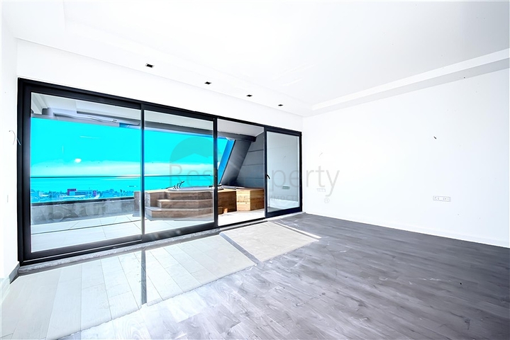 Luxury villa complex with sea view in Avsallar