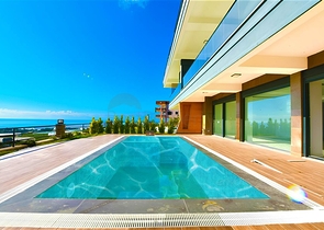 Luxury villa complex with sea view in Avsallar