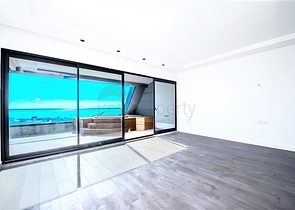 Luxury villa complex with sea view in Avsallar