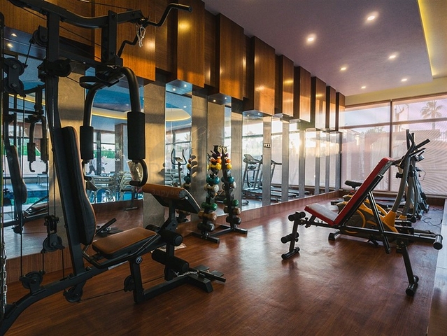 One-bedroom apartment in a complex on the first line in Kestel district