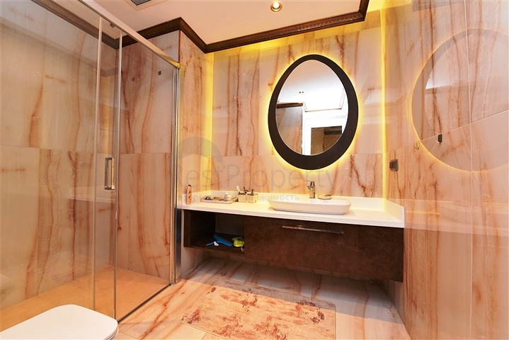 One-bedroom apartment in a complex on the first line in Kestel district