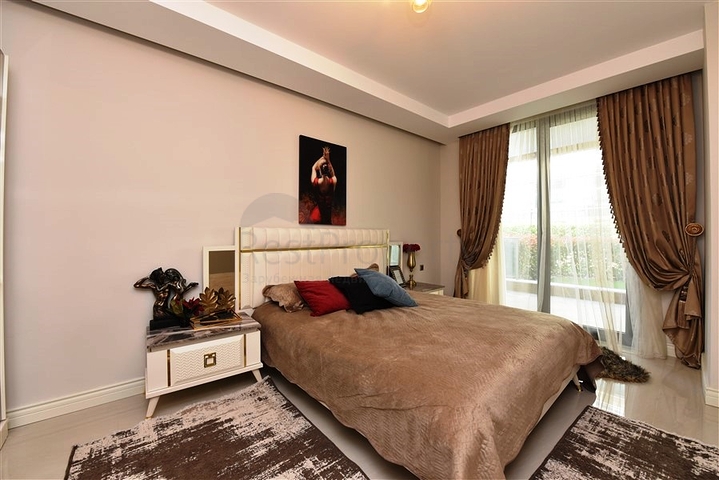 One-bedroom apartment in a complex on the first line in Kestel district