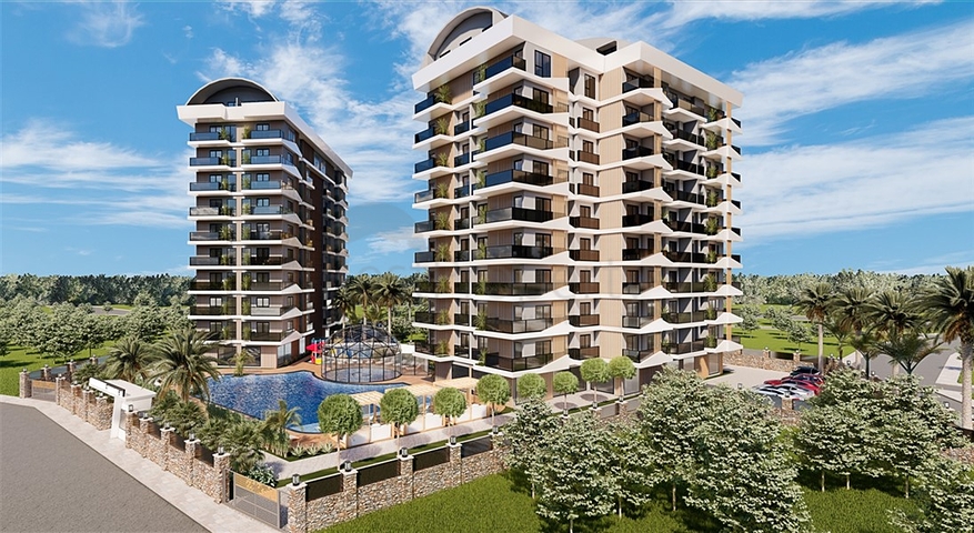 New investment project in the center of Alanya